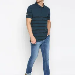 Spykar Medium Blue Slim Fit Low Rise Jeans image 5