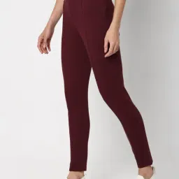 Vero Moda Wine Skinny Fit Jeggings image 4