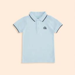 Pantaloons Junior Blue Cotton Regular Fit Polo T-Shirt-picture-44