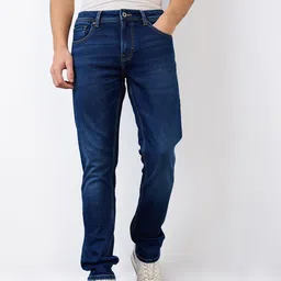 SPYKAR Men Relaxed Fit Mid Rise Light Fade Jeans-image-78