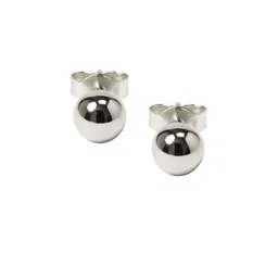 Carlton London Men Stainless Steel Silver-Plated Stud Earring-picture-55