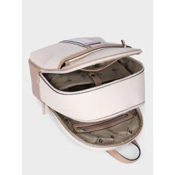 MINI WEST LONDON Beige Noha Luxury Backpack image 5