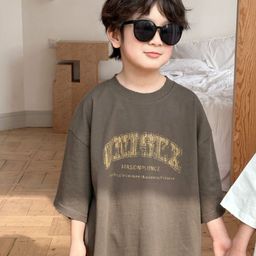 LULU & SKY Kids Typography Printed Extended Sleeves Organic Cotton T-shirt-picture-11