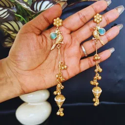 J & C Fashion Arena Women Gold-Plated Chandbalis Earrings-picture-17