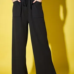 DIMPY GARMENTS Women Relaxed High-Rise Easy Wash Cargos Trousers-picture-25