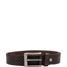 Kara Brown Textured Leather Waist Belt-picture-33