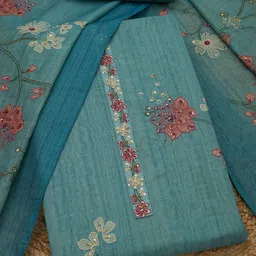 Soch Embroidered Unstitched Dress Material-picture-11