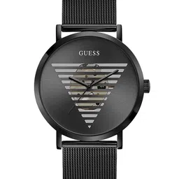 GUESS Men Stainless Steel Bracelet Style Straps Analogue Watch GW0502G2-image-95