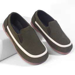KIDLINGSS Colour Blocked Slip On Shoes - Olive Green-picture-28