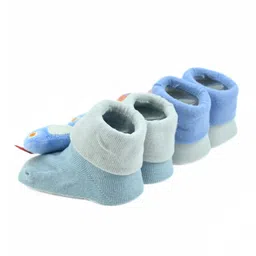 Yellow Bee Pack Of 2 Boys Cotton Ankle Length Socks image 2