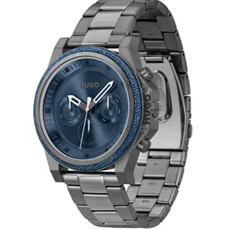 HUGO Men Brave Bracelet Style Analogue Watch 1530350-Blue image 2