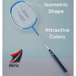 Airic Isometric Blaster Staunch with cover Multicolor Strung Badminton Racquet (Pack of 4) image 3