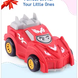 Babyhug Friction Powered Racer Car - Red image 4