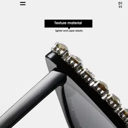 AUGEN Unisex Green Lens & Green Cateye Sunglasses with image 3