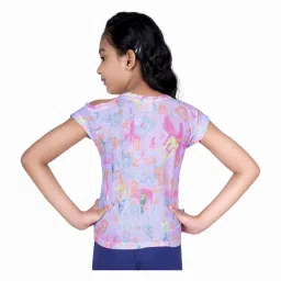 Tiny Girl Kids Pink Printed Top image 2