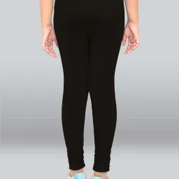 Lyra Kids Orange & Black Skinny Fit Leggings (Pack of 2) image 5