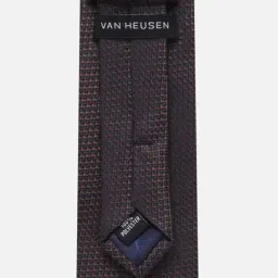 Van Heusen Navy Embroidered Tie image 4