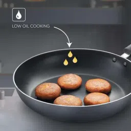 judge by prestige JUDGE Everyday Black Aluminium 24 cm Cookware Fry Pan (1.6 L) image 4