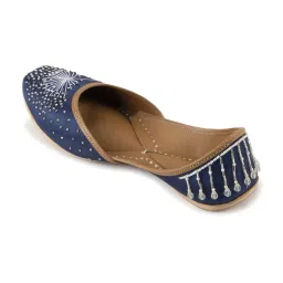 Glam Story Women's Blue Ethnic Juttis image 5