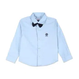 U.S. Polo Assn. Kids Blue Cotton Regular Fit Full Sleeves Shirt-picture-36