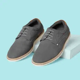 Byford by Pantaloons Men's Grey Derby Shoes-image-43