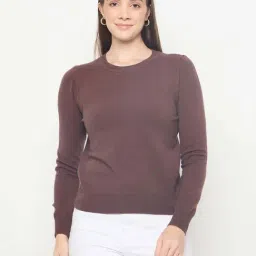 Madame Brown Cotton Regular Fit Sweater-picture-13