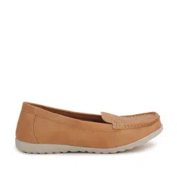 Bata Women's Tan Casual Loafers-image-41