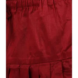 VASTRAMAY Kids Rose Gold & Navy Self Pattern Kurta Set image 5