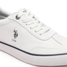 U.S. Polo Assn. Men's OSKAR Off White Casual Sneakers image 5