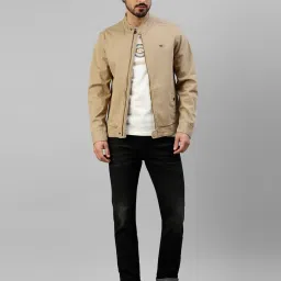 Royal Enfield Unlined Twill Khaki Regular Fit Jacket image 5