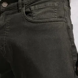 WROGN Men Relaxed Fit Light Fade Stretchable Jeans image 5