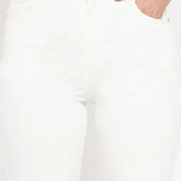 MADAME White Denim Regular Fit Jeans image 5