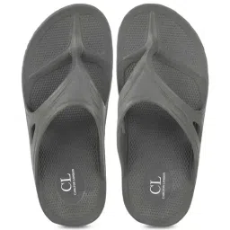 CL Sports by Carlton London Women's Grey Flip Flops-image-20