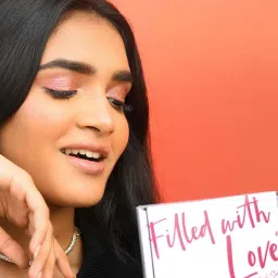 Fida Meenakari Pink and Pearl White Jhumki Earrings image 5