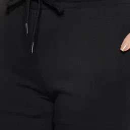 MADAME M Secret Black Printed Trackpants image 5