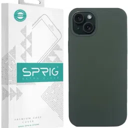 Sprig Liquid Silicone Back Cover for Apple iPhone 15 Plus (Green)-picture-23