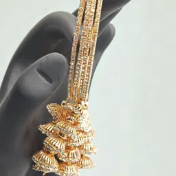 SAPRAA TRENDS Set Of 4 Rose Gold Copper Bangles image 3