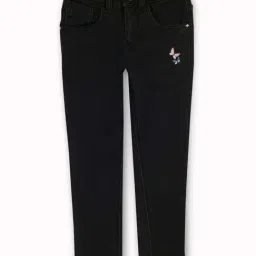 Gini & Jony Kids Black Regular Fit Jeans & Belt-picture-15