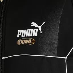 Puma Black Full Sleeves Mock Collar Jacket image 4