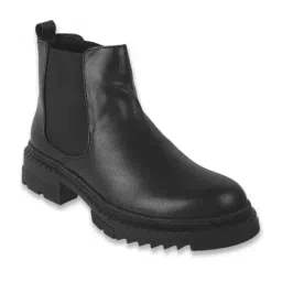 Mochi Women's Black Chelsea Boots image 3