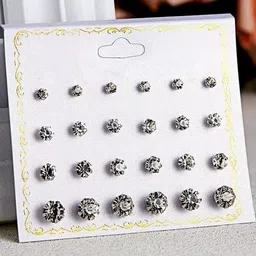 NAVJAI Contemporary Studs Earrings-picture-11