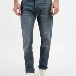 Levi's 512 Blue Cotton Tapered Fit Jeans-picture-36