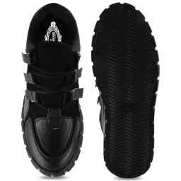 Shoetopia Women's Black Sneakers image 3