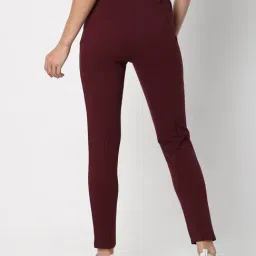 Vero Moda Wine Skinny Fit Jeggings image 3