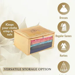 Kuber Industries Gold-Toned Set of 1 Regular Desk Organiser Organisers image 2