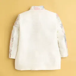 Jeetethnics Boys Floral Embroidered Regular Kurta with Trousers image 4