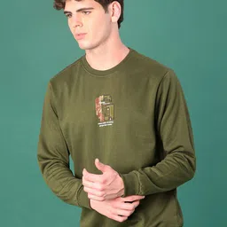 V-Mart Men Printed Sweatshirt image 2