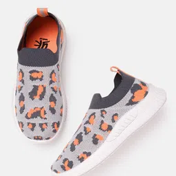 YK Kids Leopard Patterned Slip-On Sneakers-picture-26