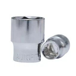Autofit 7/8 SAE Chrome Vanadium Steel 12.7 mm (1/2 Inch) Square Drive Regular Hex Socket-picture-11