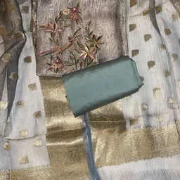 NEE DESIGNSS Floral Printed Unstitched Dress Material image 4